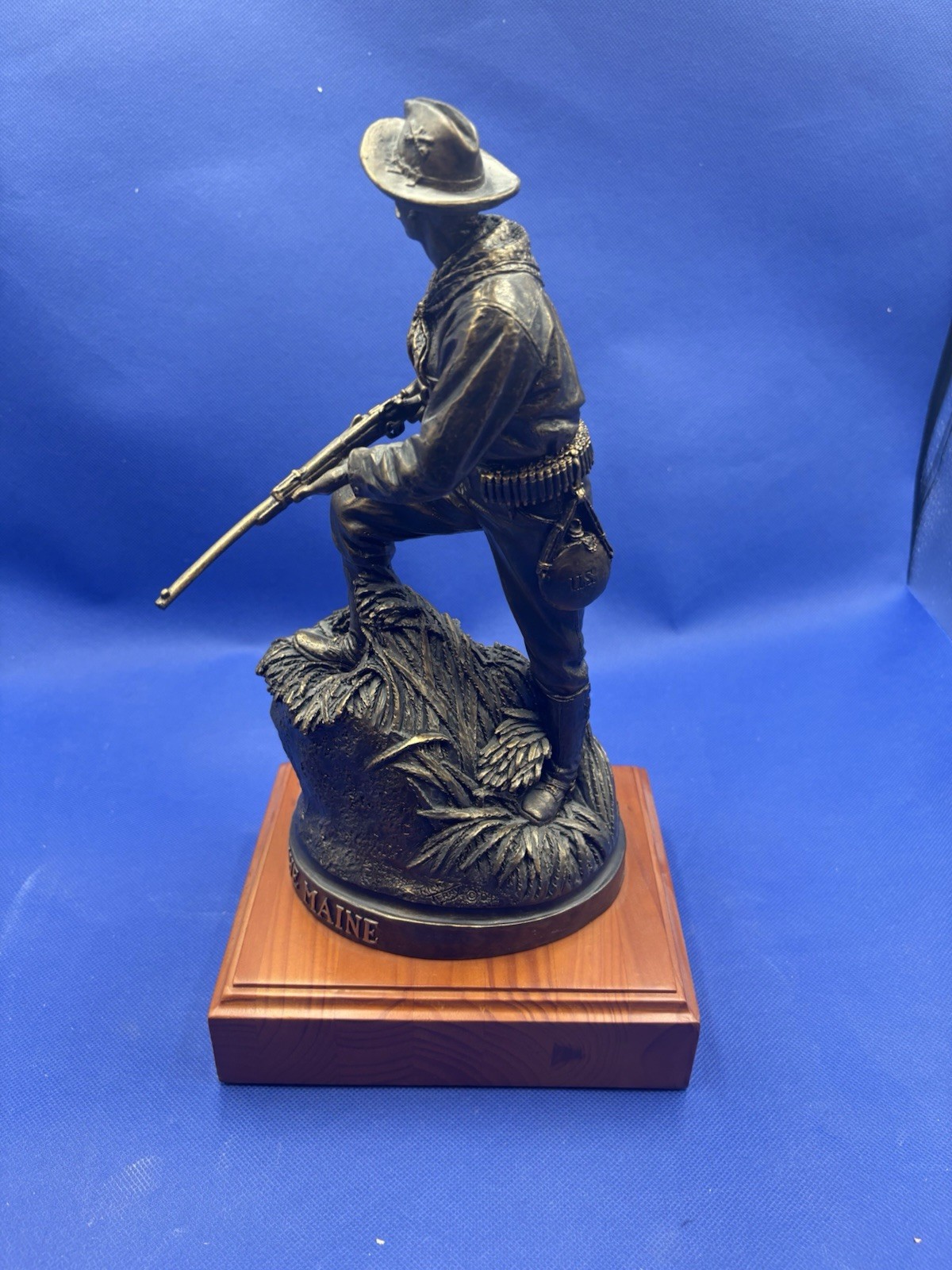 Friends Of NRA 2005 Statue The Rough Rider Remember The Maine Rick Terry # 18027