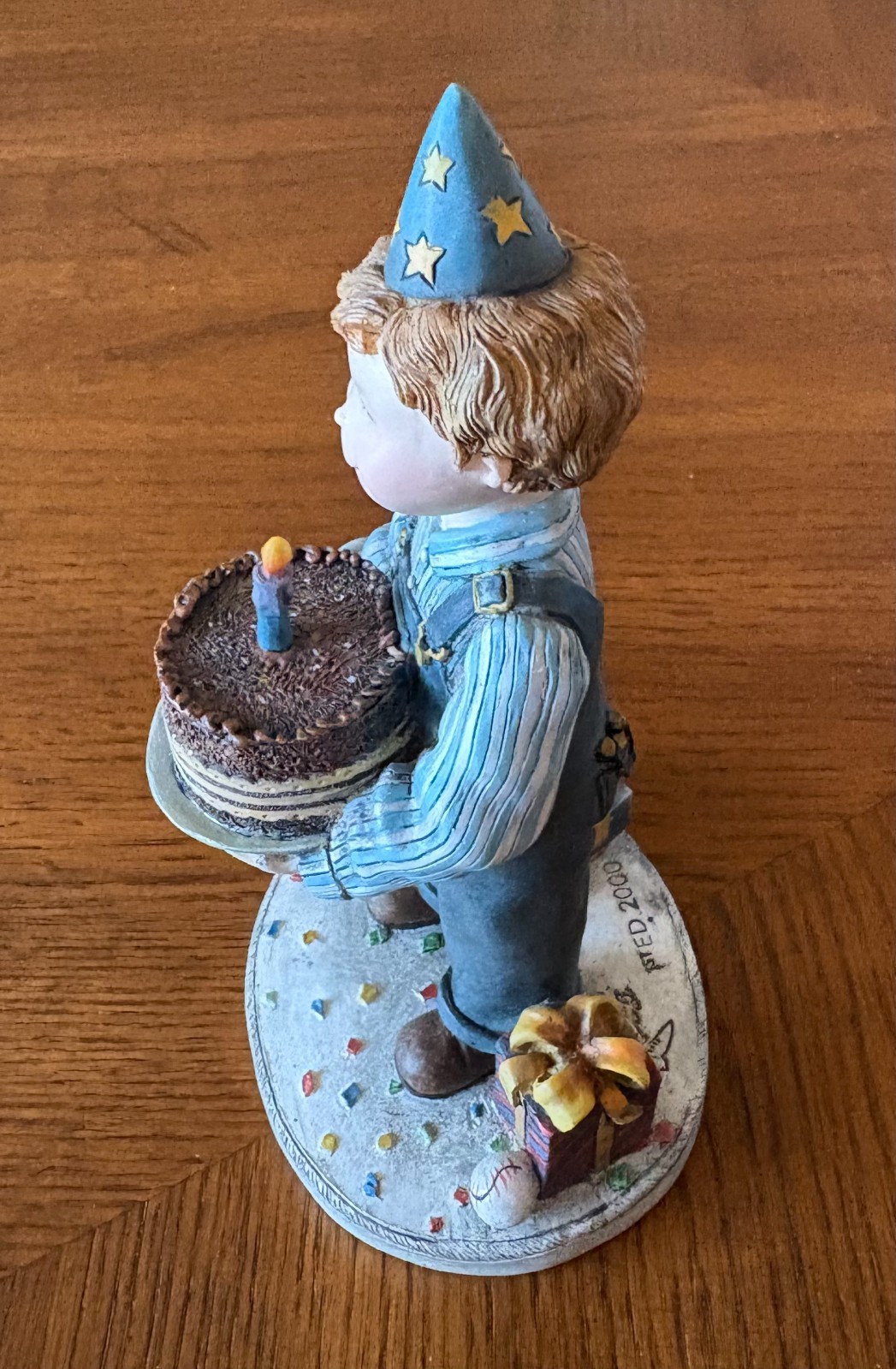 LANG & WISE SPECIAL FRIENDS FIGURINE ~ BIRTHDAY BOY ~ SBB #45 ~ 2000 Baldwin