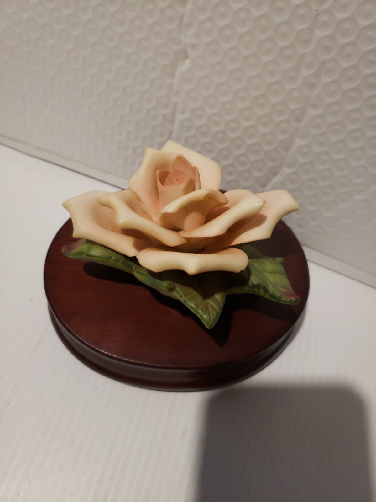 The San Francisco Music Box Company FLOWER Figurine. 4 X 5”