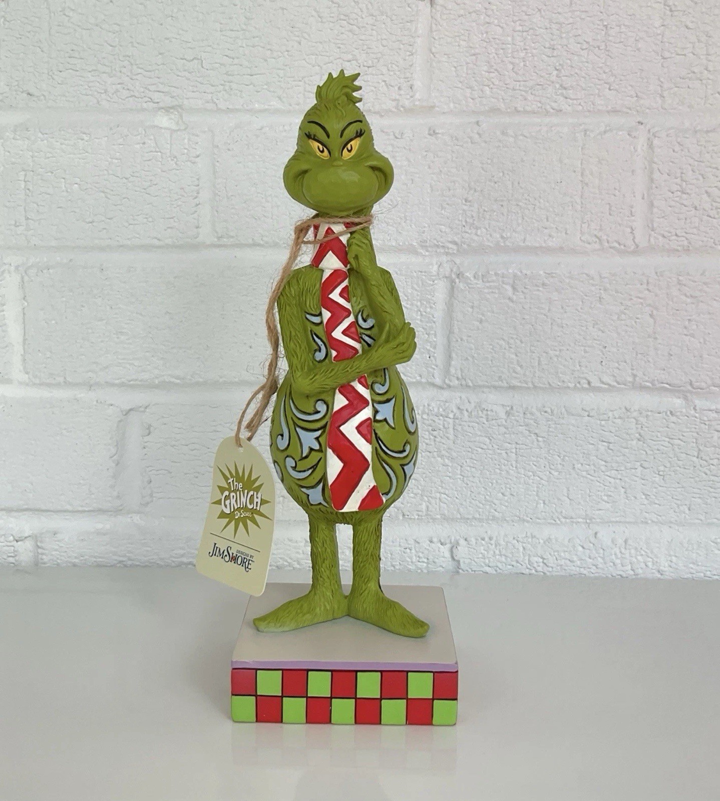 Jim Shore GRINCH WITH LONG SCARF Christmas Figurine 6010774 Dr Seuss 2022 New