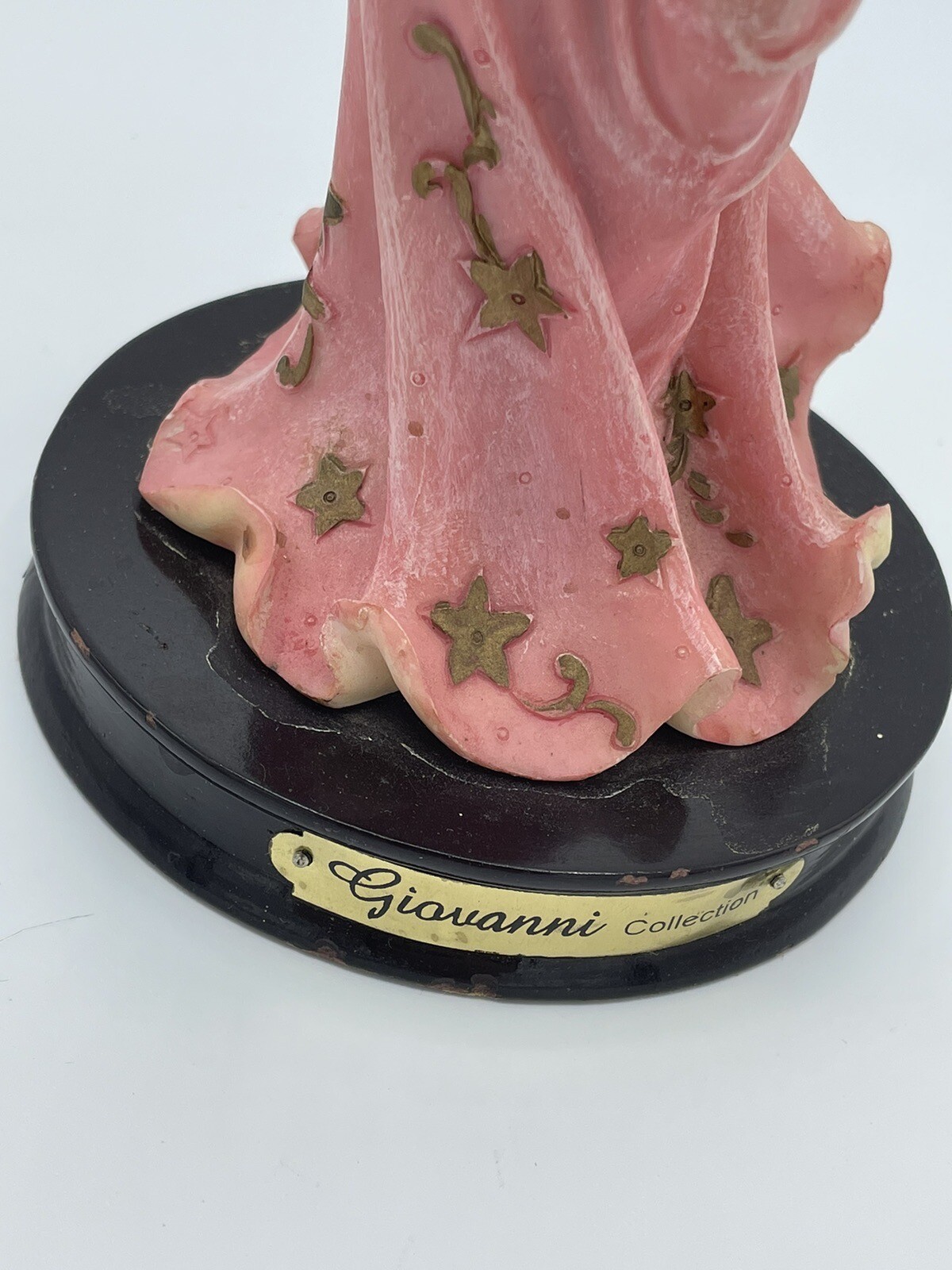 Giovanni Collection Figurine Harp Pink Dress