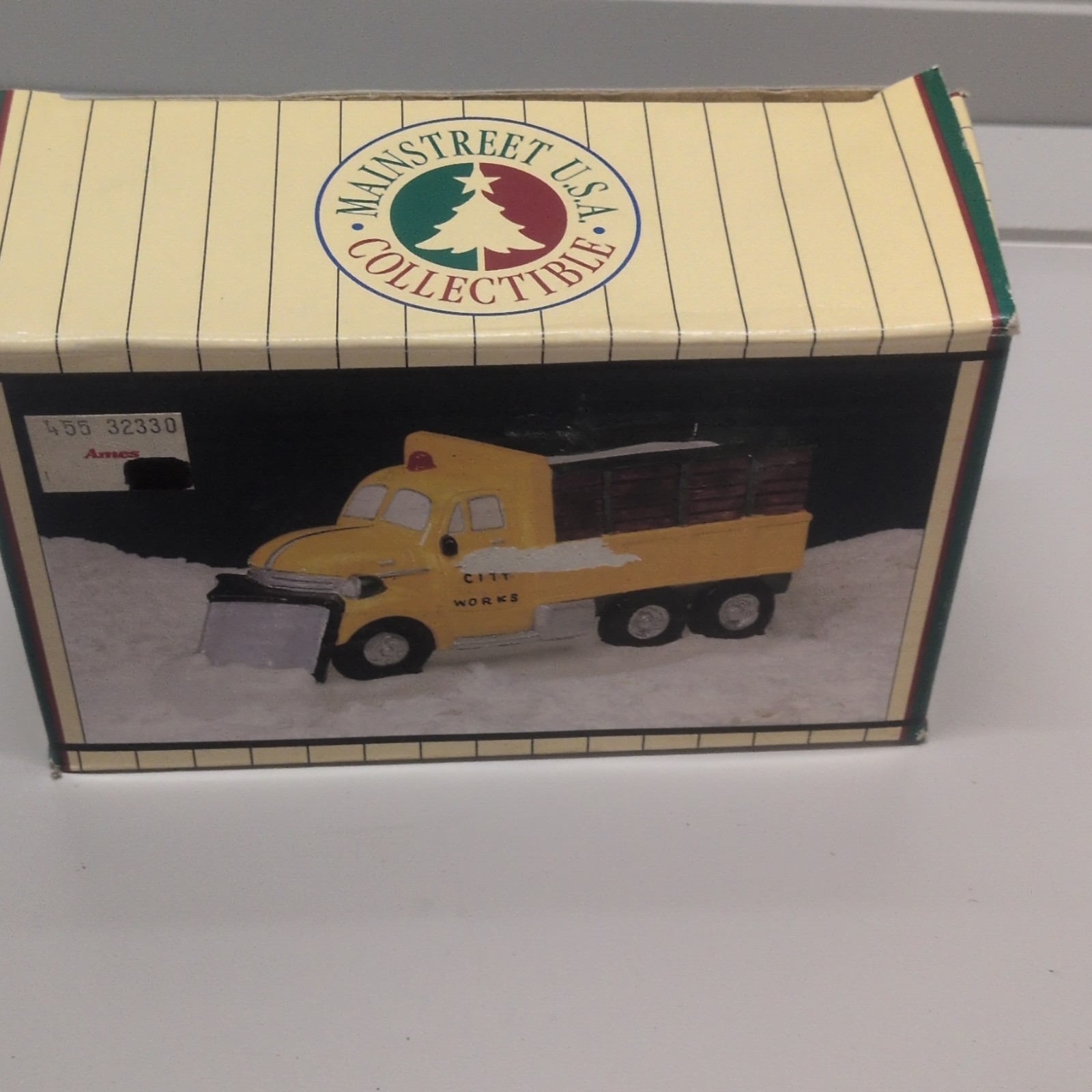 Mainstreet U.S.A. Collectors Series City Works Truck Figurine, Ceramic, Boxed