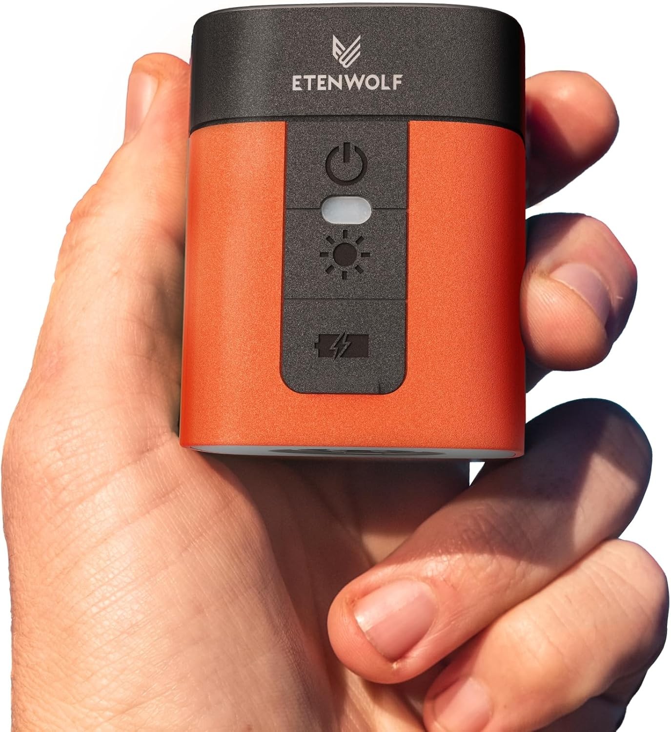 ETENWOLF AIR 3 Air Pump for Inflatables with 2600 mAh Battery & Camping Light, U