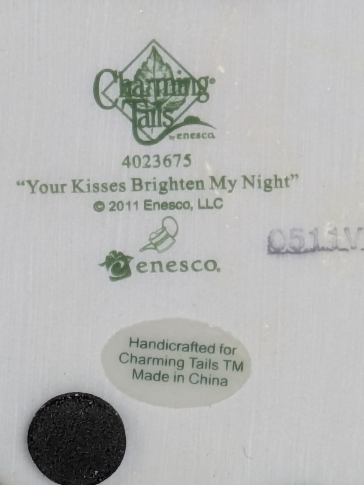 Charming Tails Your Kisses Brighten My Night Pumpkin Patch Fall Halloween Figure