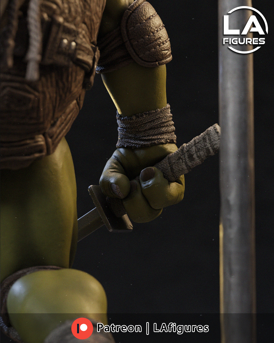 Leonardo – TMNT 1/10 Scale Statue 3D Print Model Kit Unpainted