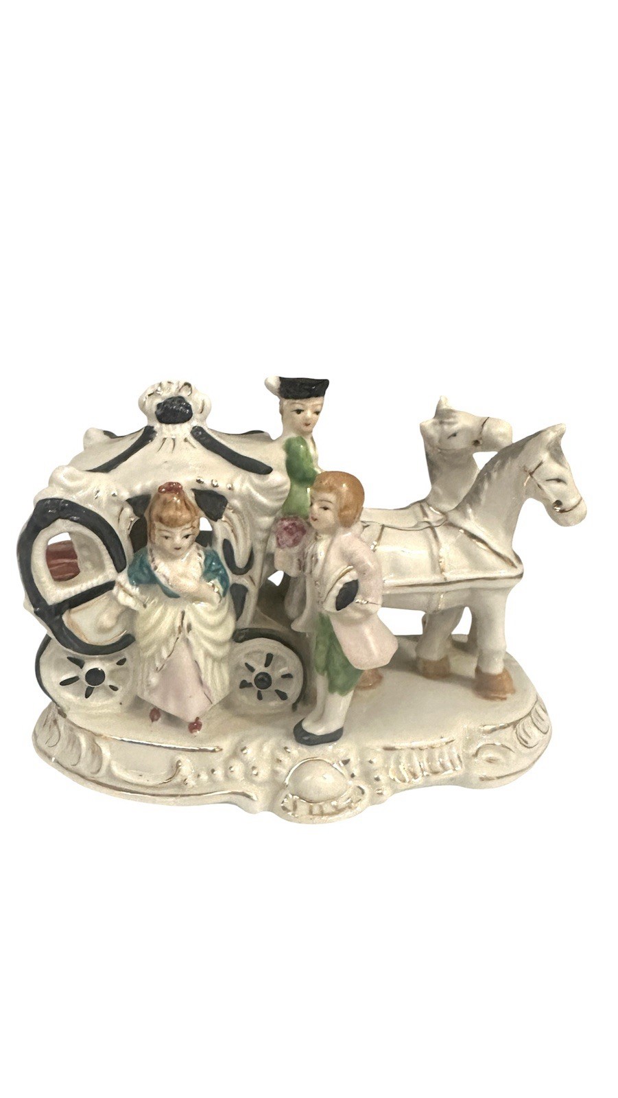 Cinderella Carriage Hand Painted Porcelain By Royal Japan