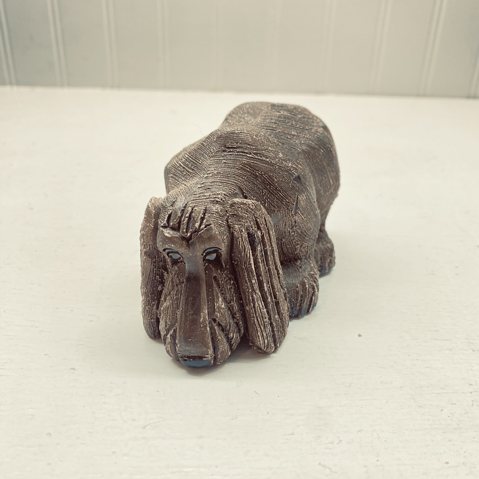 Vintage Artesania Rinconada Handmade In Uruguay Bloodhound #116 Figurine Retired