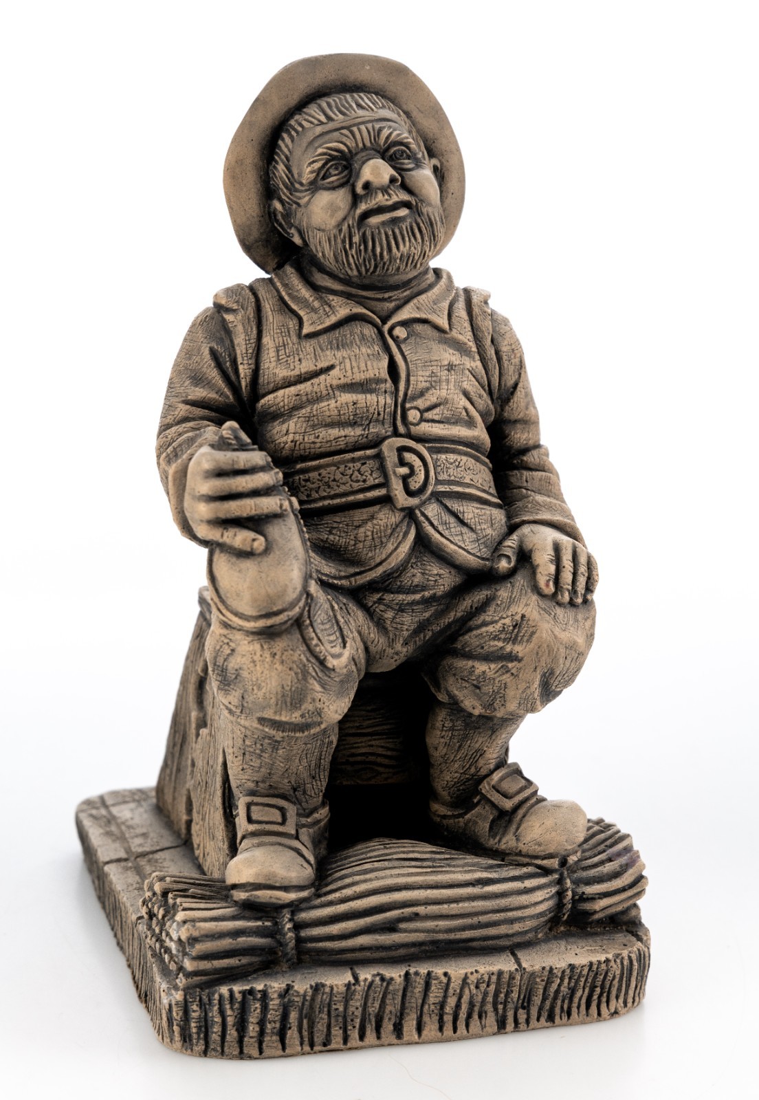 Sancho Panza Figure / Bookend 3lbs 7.5x4in Damaged 1970s Spain Ouro Artesania?