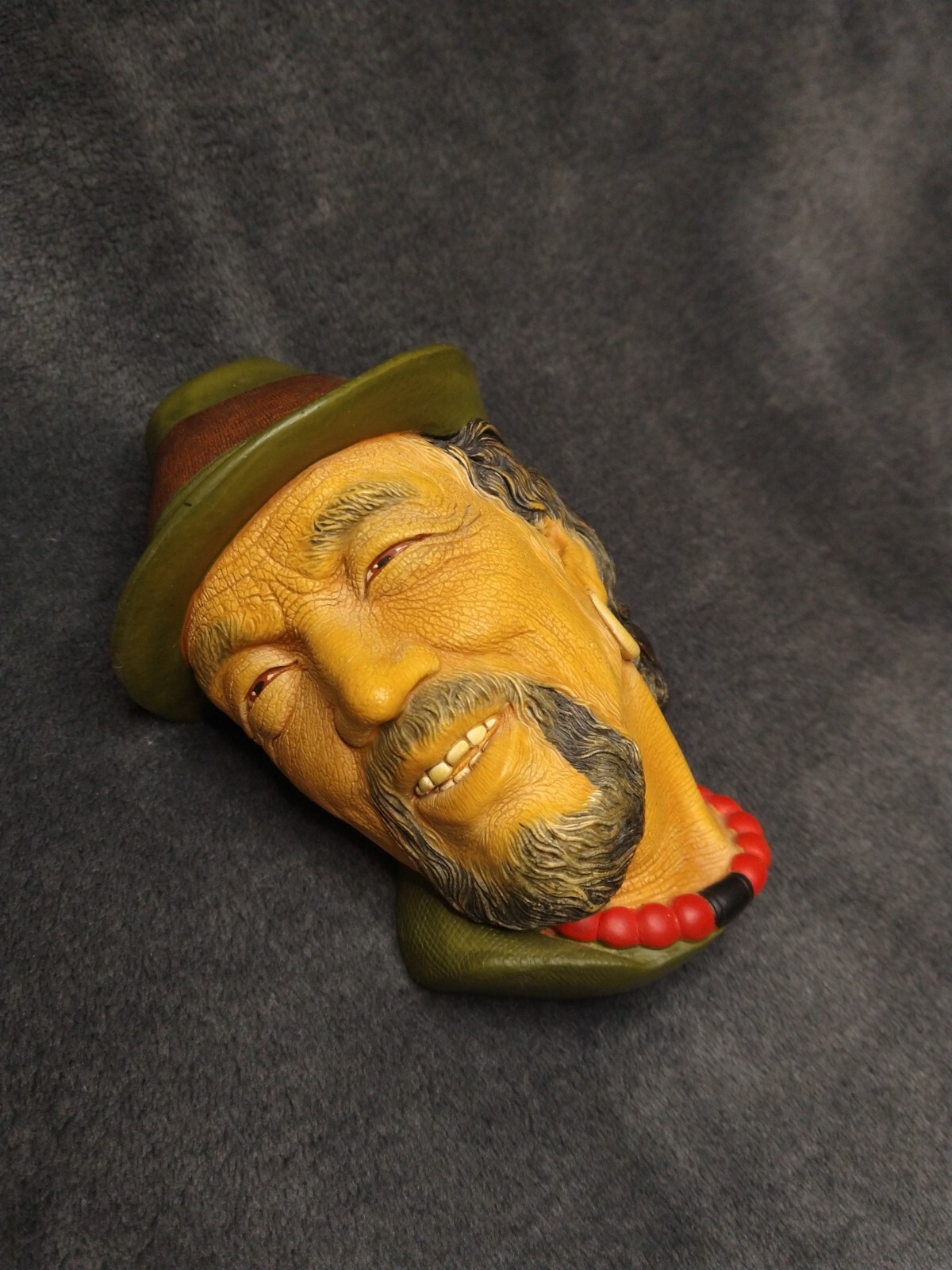 Bossons England Chalkware Head Late 50s Or 1960 Wall Art