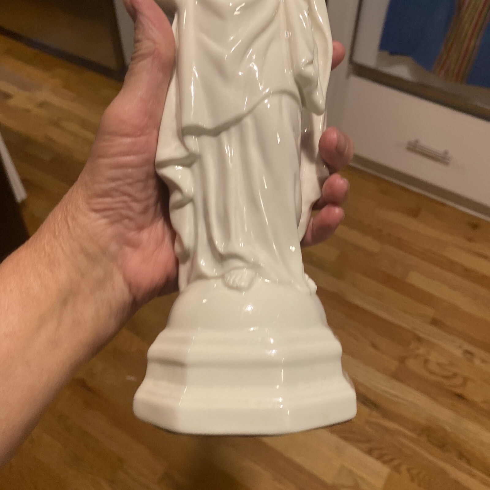 Belleek Blessed Virgin Mary / Madonna 12” Porcelain Figurine