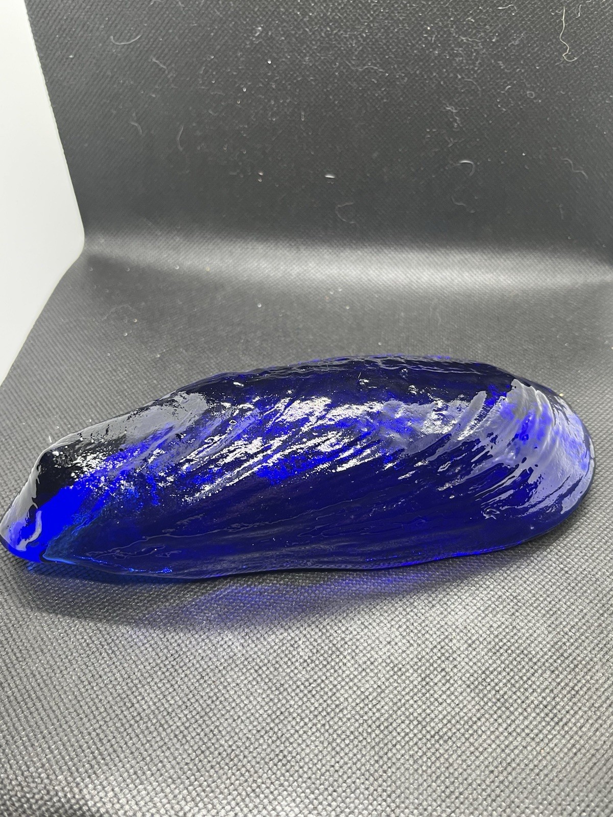 Blue Cobalt Sterling Glass Foundry Art