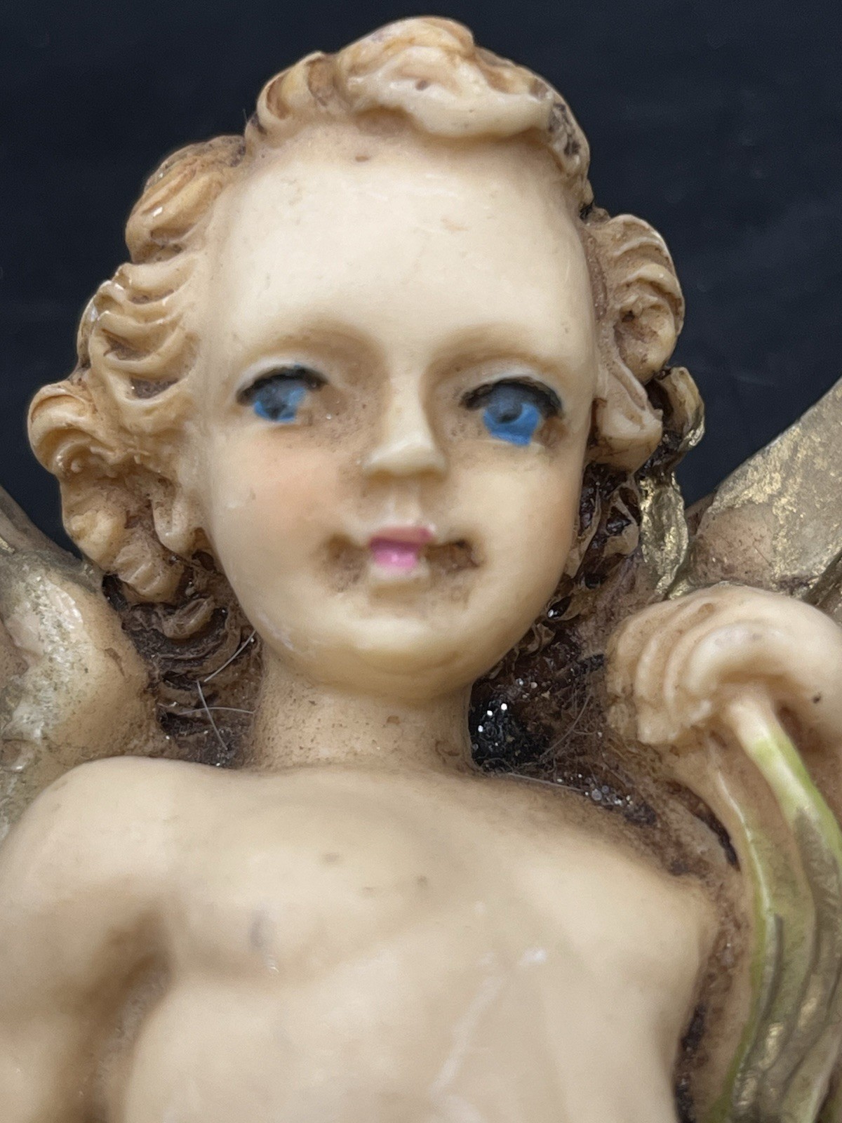 vintage angel figurines (2) Wall Hanging Italy