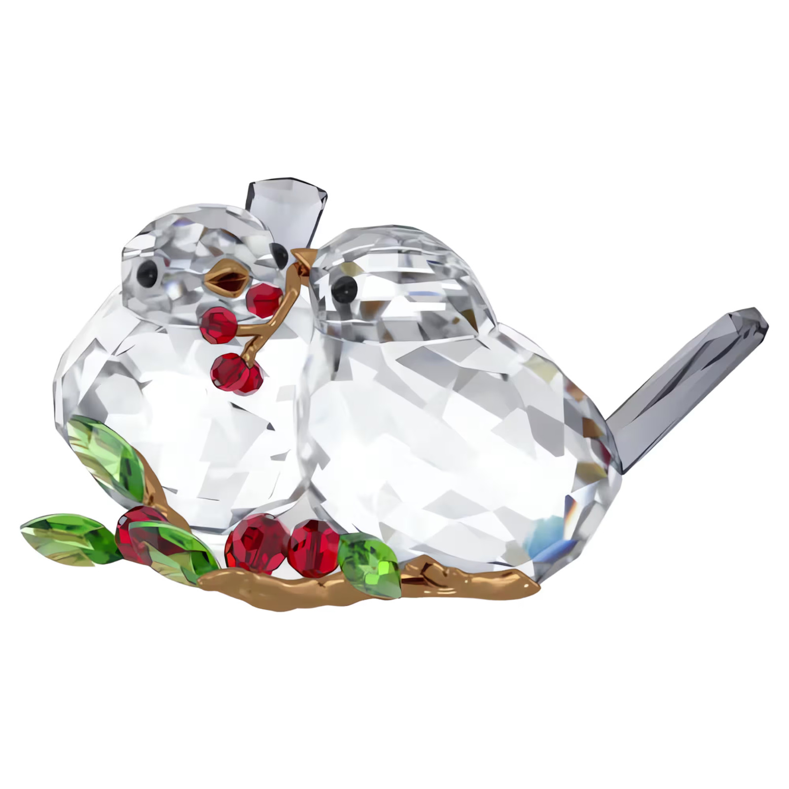 Swarovski Crystal IDYLLIA Bird Couple and Berries Figurine 5701371