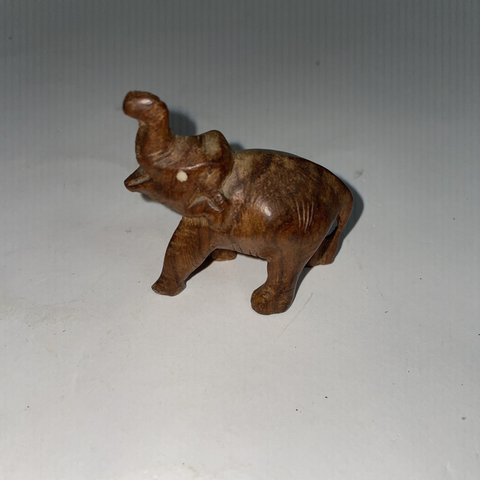 Vtg Mixed Lot Of 6 Miniature Ceramic & Wooden Items, Vases, Figurines, Bell