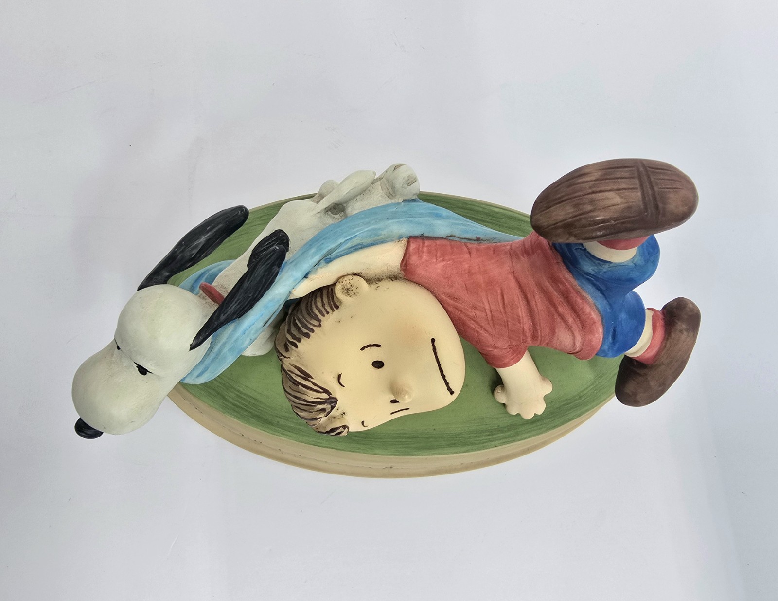 Peanuts Gallery Hallmark “When life takes you for a ride hang on tight” Figurine
