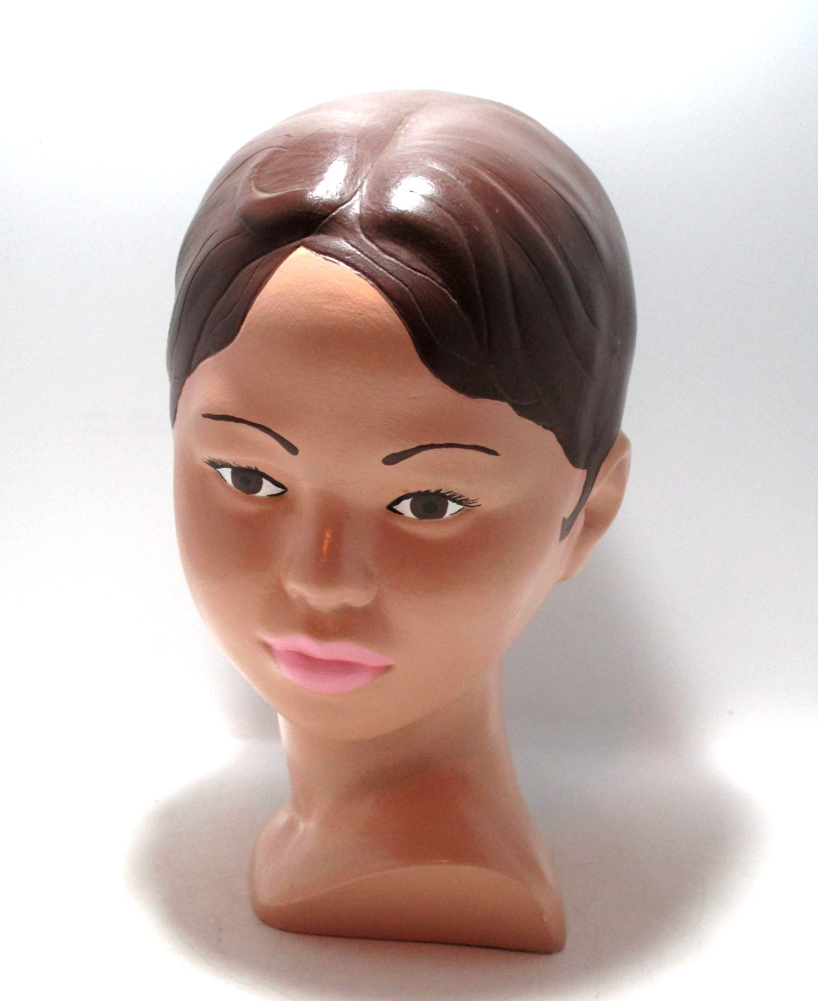 Vintage Holland Mold Young Woman Head/ Bust Woman Polynesian 7″ Tall