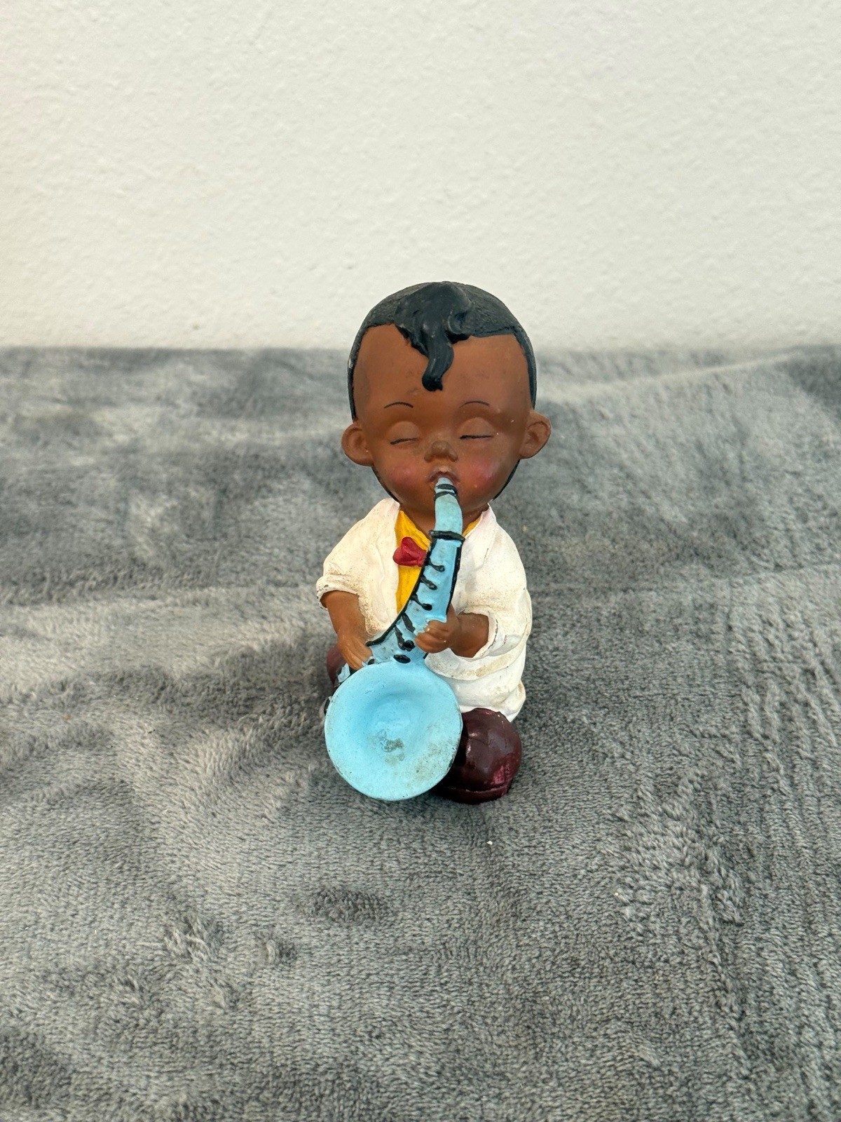 Vintage Americana Jazz Saxophone Player Figurine 5”
