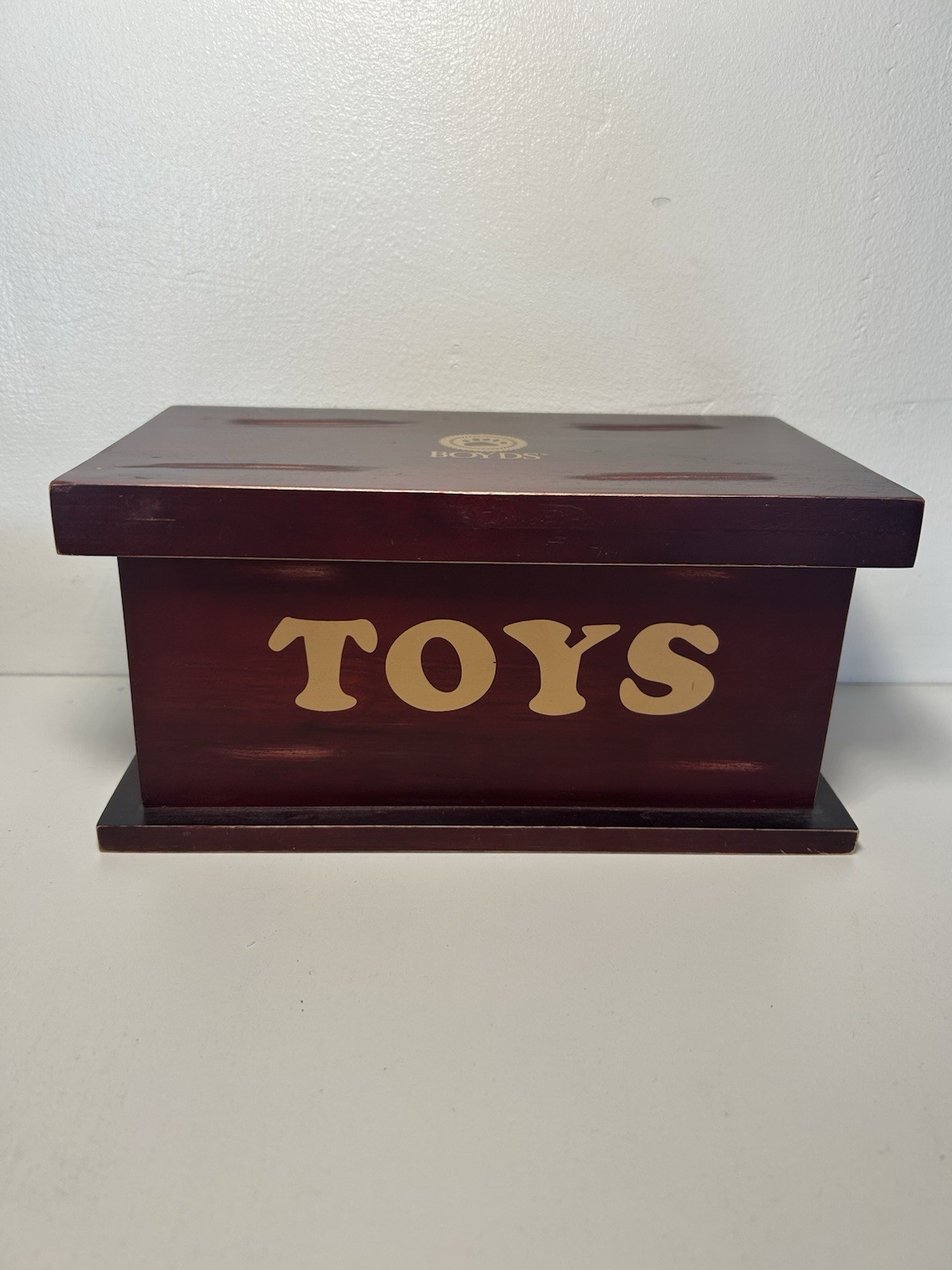 Boyds Bears Wood Toy Box of Friendship & Memories 910022B 210421G