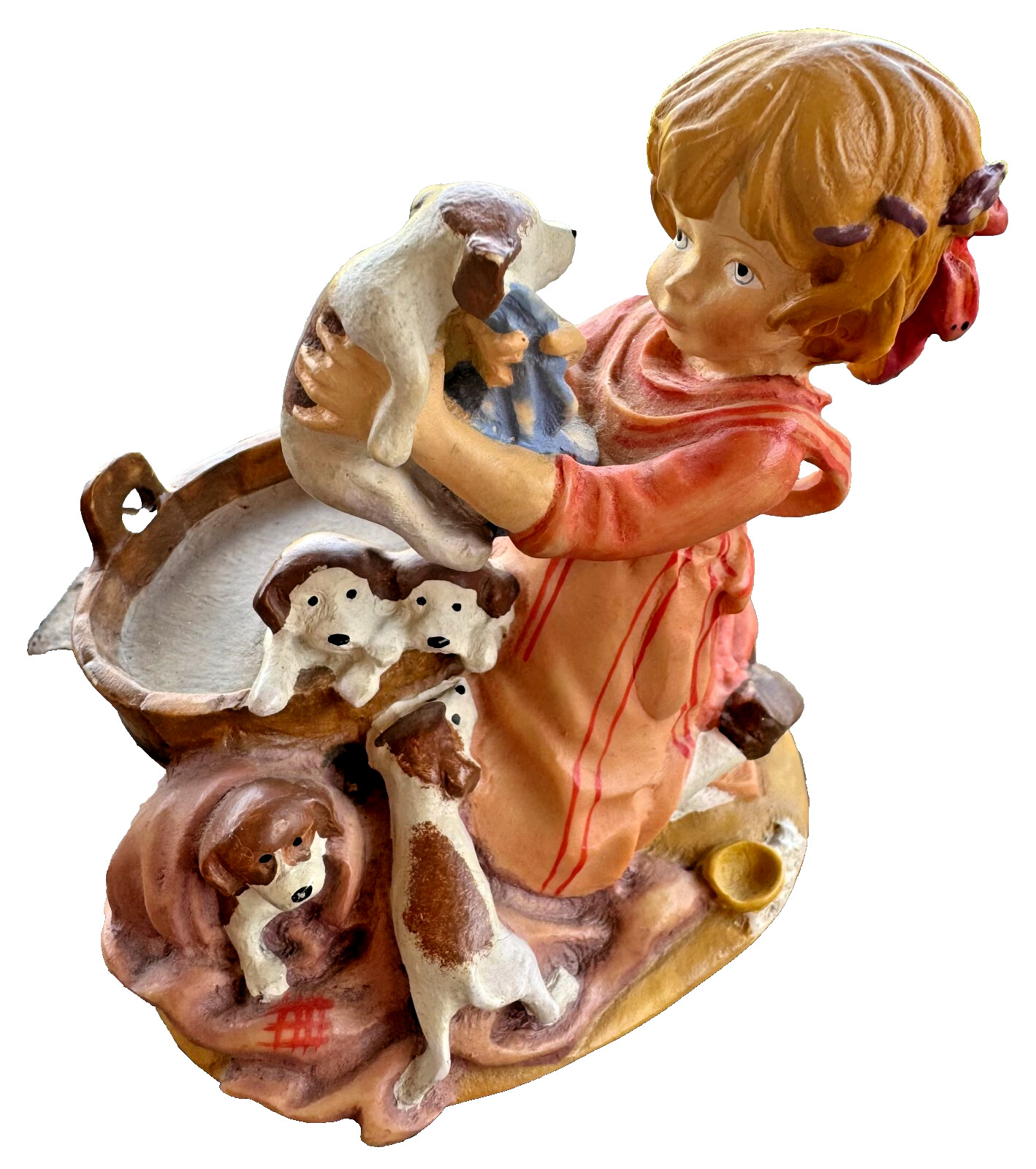 DOLFI BY AUTOM ORIGINAL “PAMPERED PUPPIES” LITTLE GIRL BATHING PUPPIES (13)