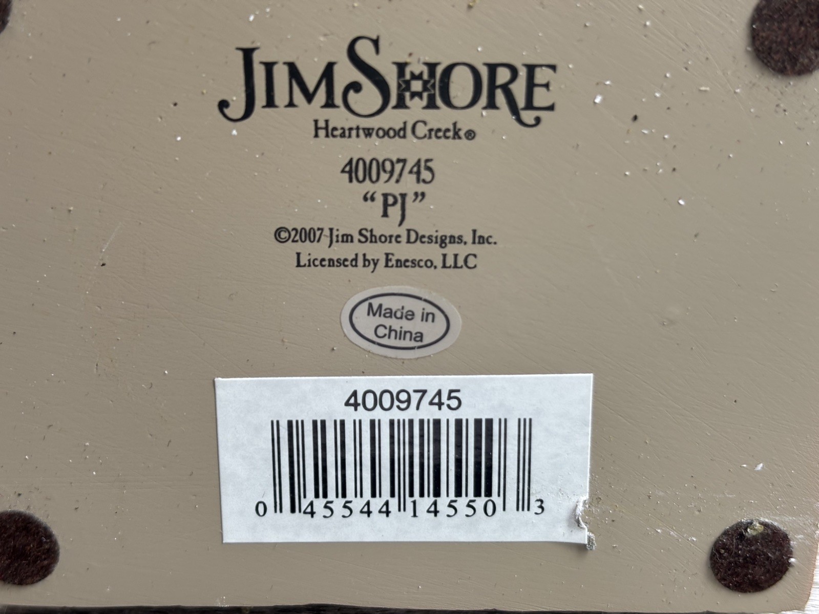 Jim Shore Yorkshire Terrier Dog “PJ” 4009745 Figurine 2007 Heartwood Creek