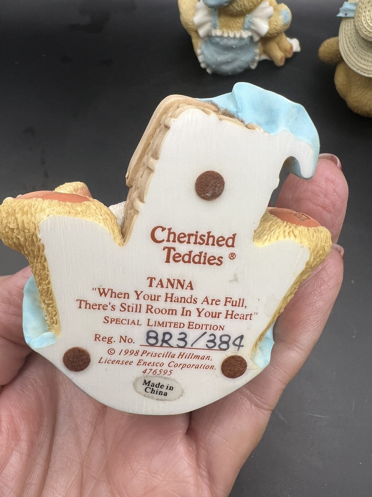 Lot 5 Cherished Teddies Humphrey, Tanna, Miranda, Cecilia, Cole $3.25 each