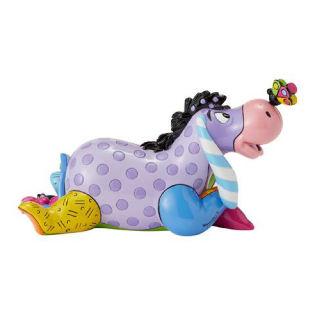 DISNEY BY BRITTO MINI/MINIATURE EEYORE LAYING DOWN FIGURINE *NEW*