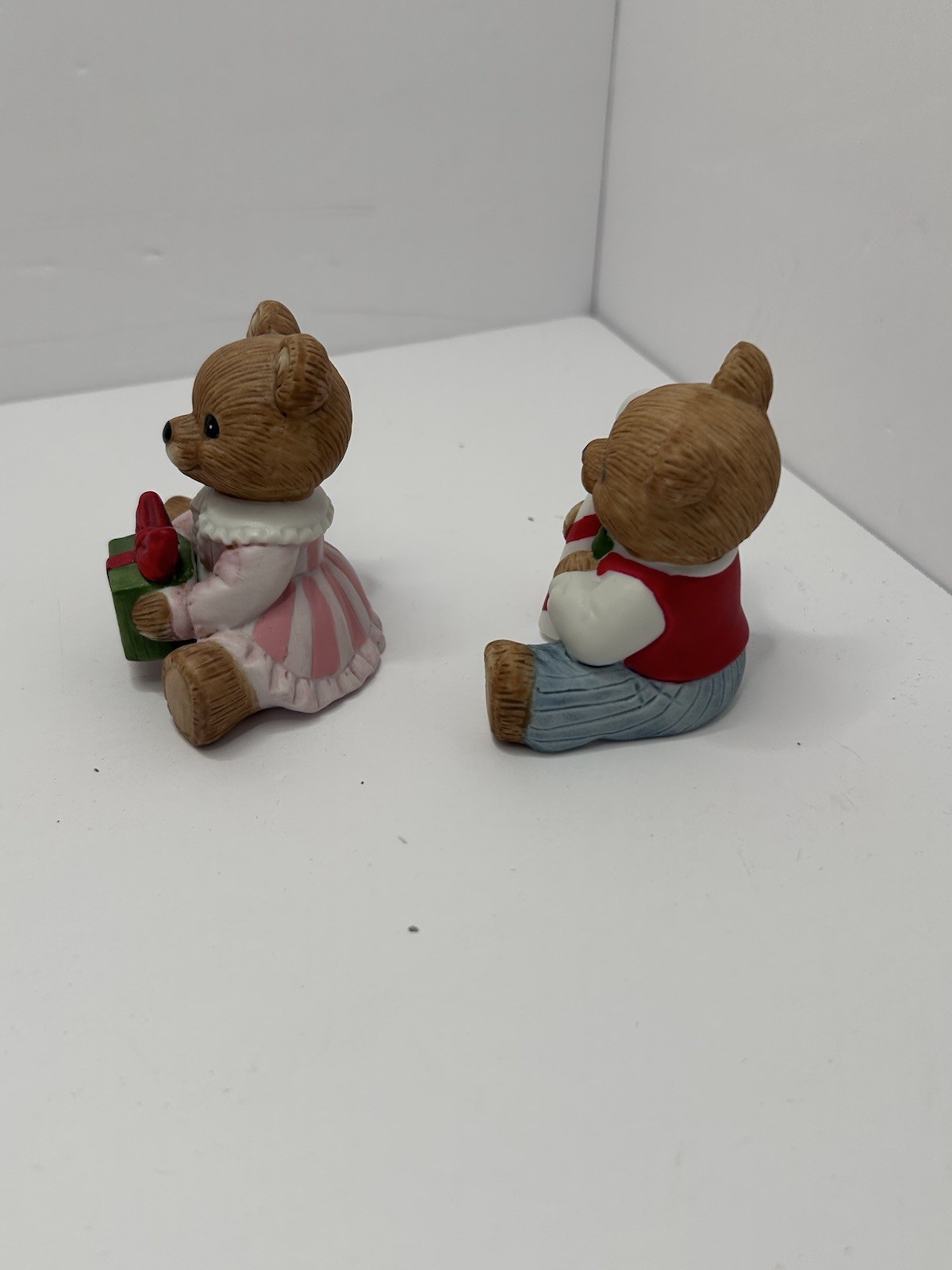 Home Interiors Christmas Bears – 2 PC Ceramic Set #5211