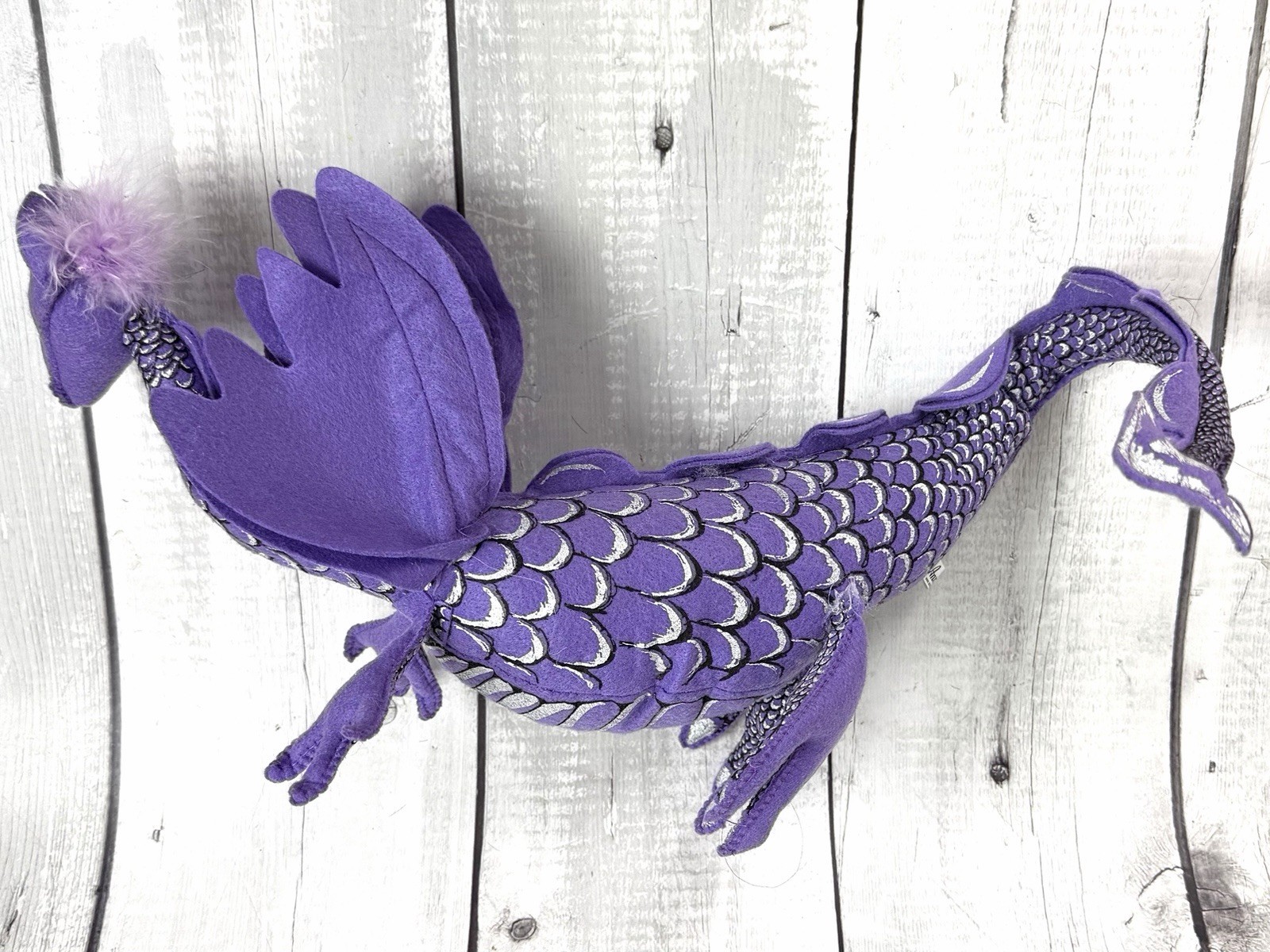 ANNALEE Purple Dragon Doll Figure Poseable 12 in 2020 Retired Collectible
