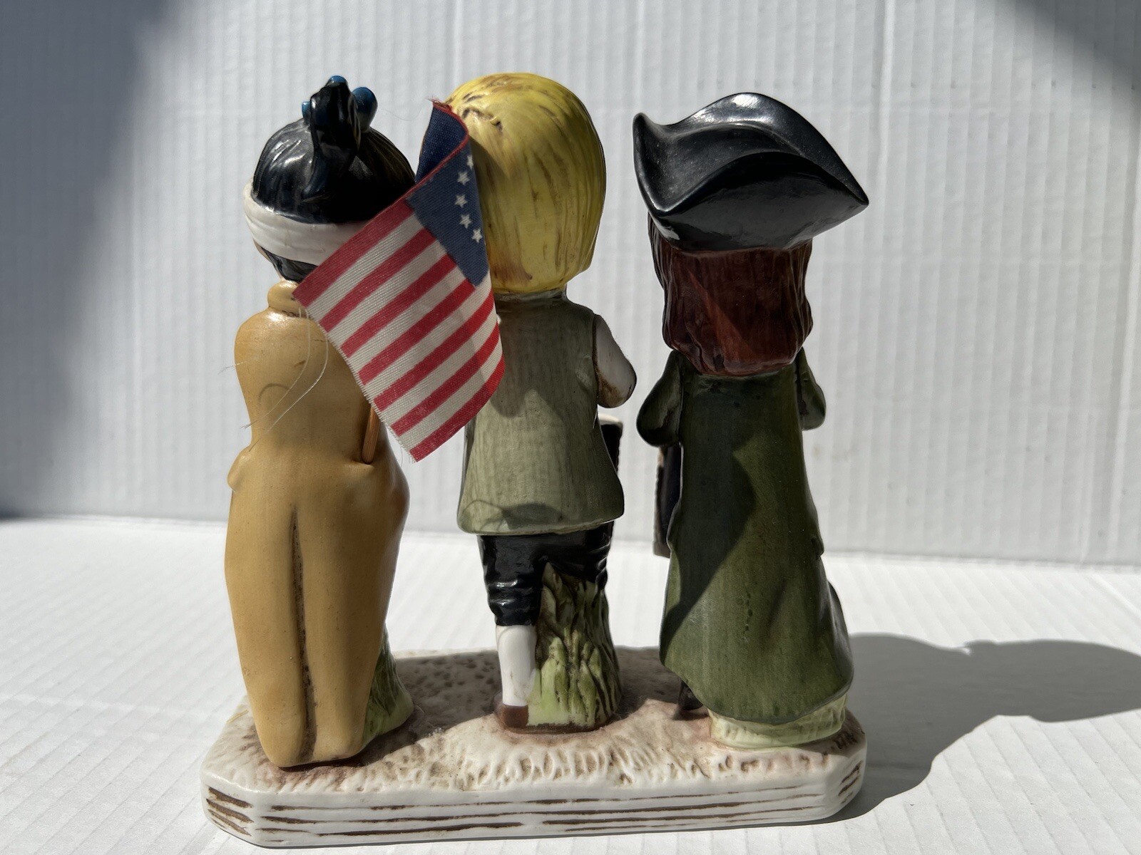Gorham Moppets My Country Tis of Thee Figurine Drummers Flag Corp 1976