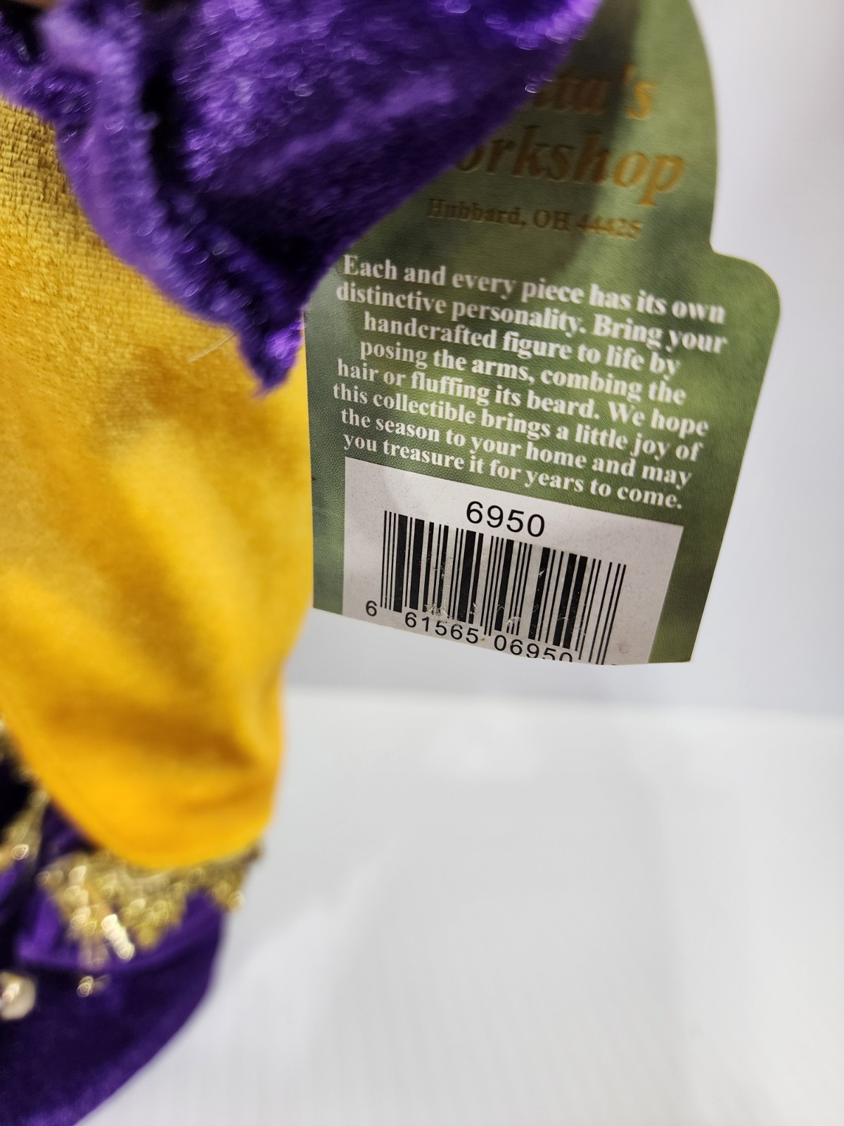 Mardi Gras Santa Claus Jester Santa’s Workshop Fleur De Lis New Orleans Figure