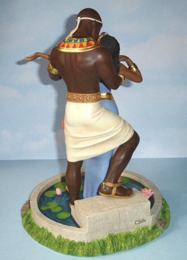 Lenox Blackshear THE SENSUAL KISS Ebony Visions Figurine Artist Proof 31/50 New