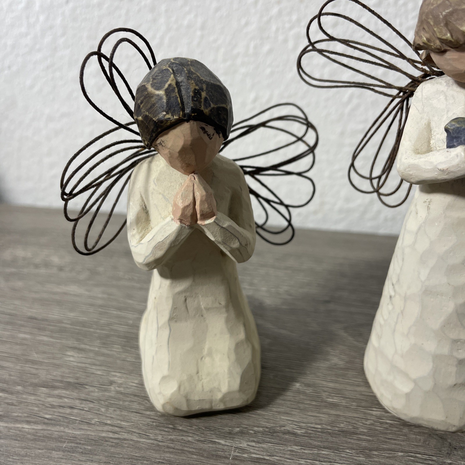 Willow Tree Angel Lot of 2 – Angel of Prayer & Angel of Healing Figurines