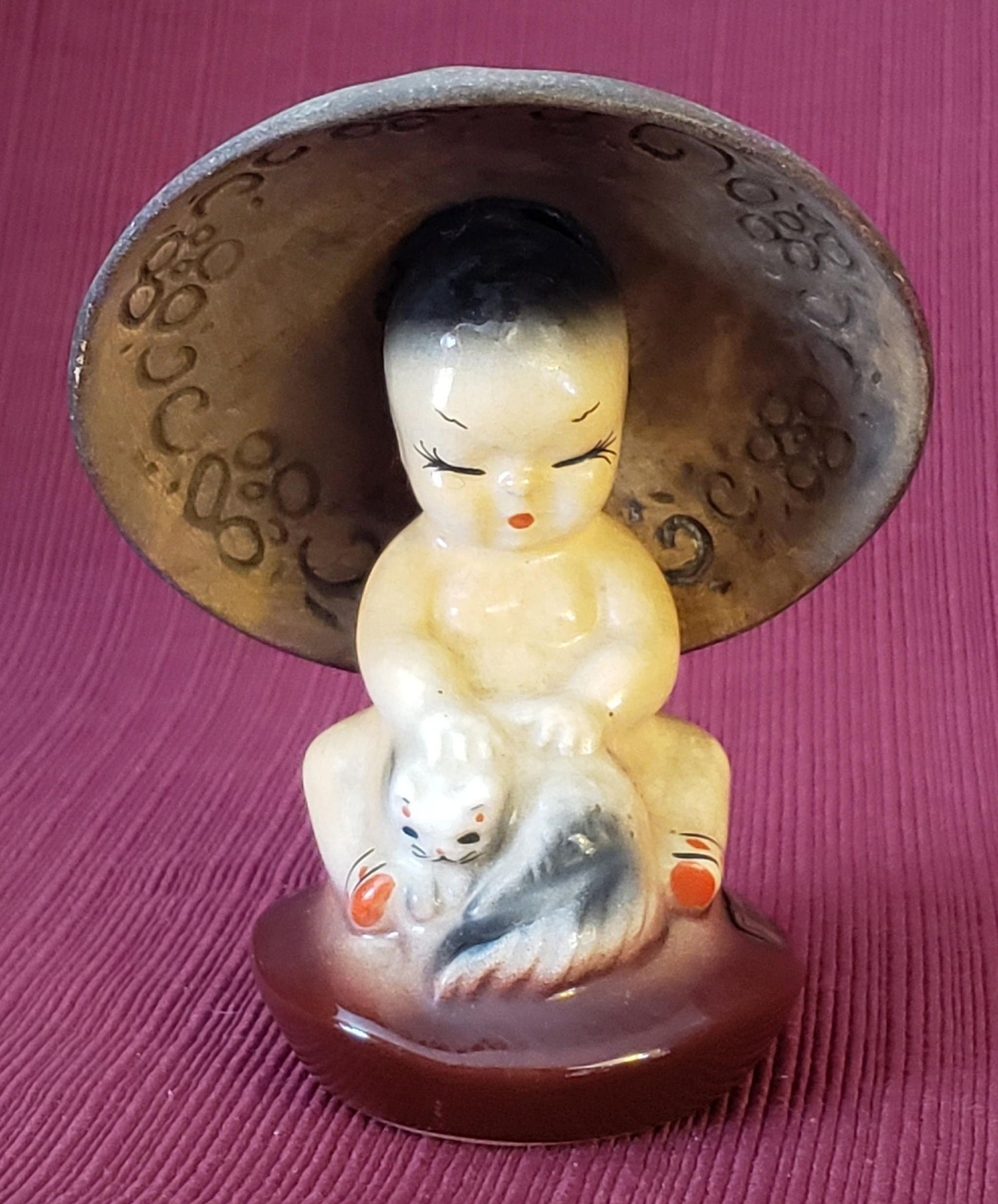Vintage Josef Originals California Pitty Sing Porcelain Figurine Original Labels