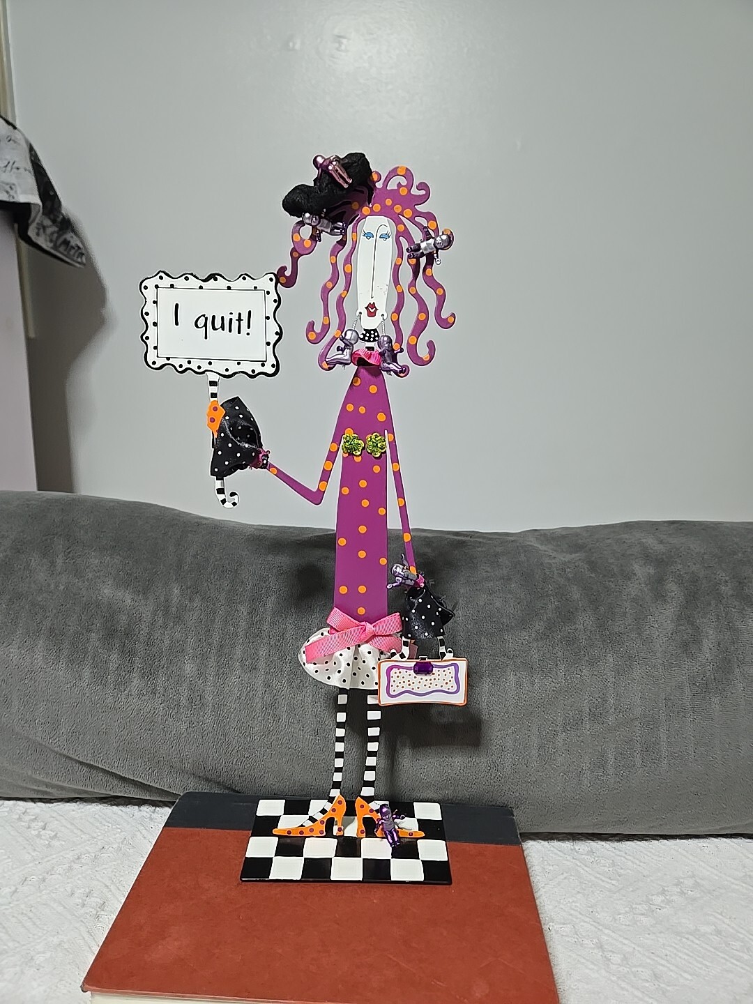 VTG DOLLY MAMA’s by JOEY Inc SILVESTRI “I QUIT! Women Mom Mother Statue Figurine