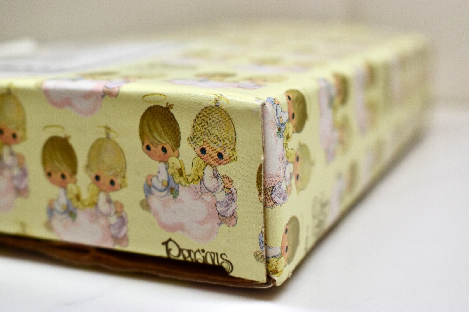 1995 BOX ONLY Precious Moments Enesco 159212 Christening Baby Wall Cross