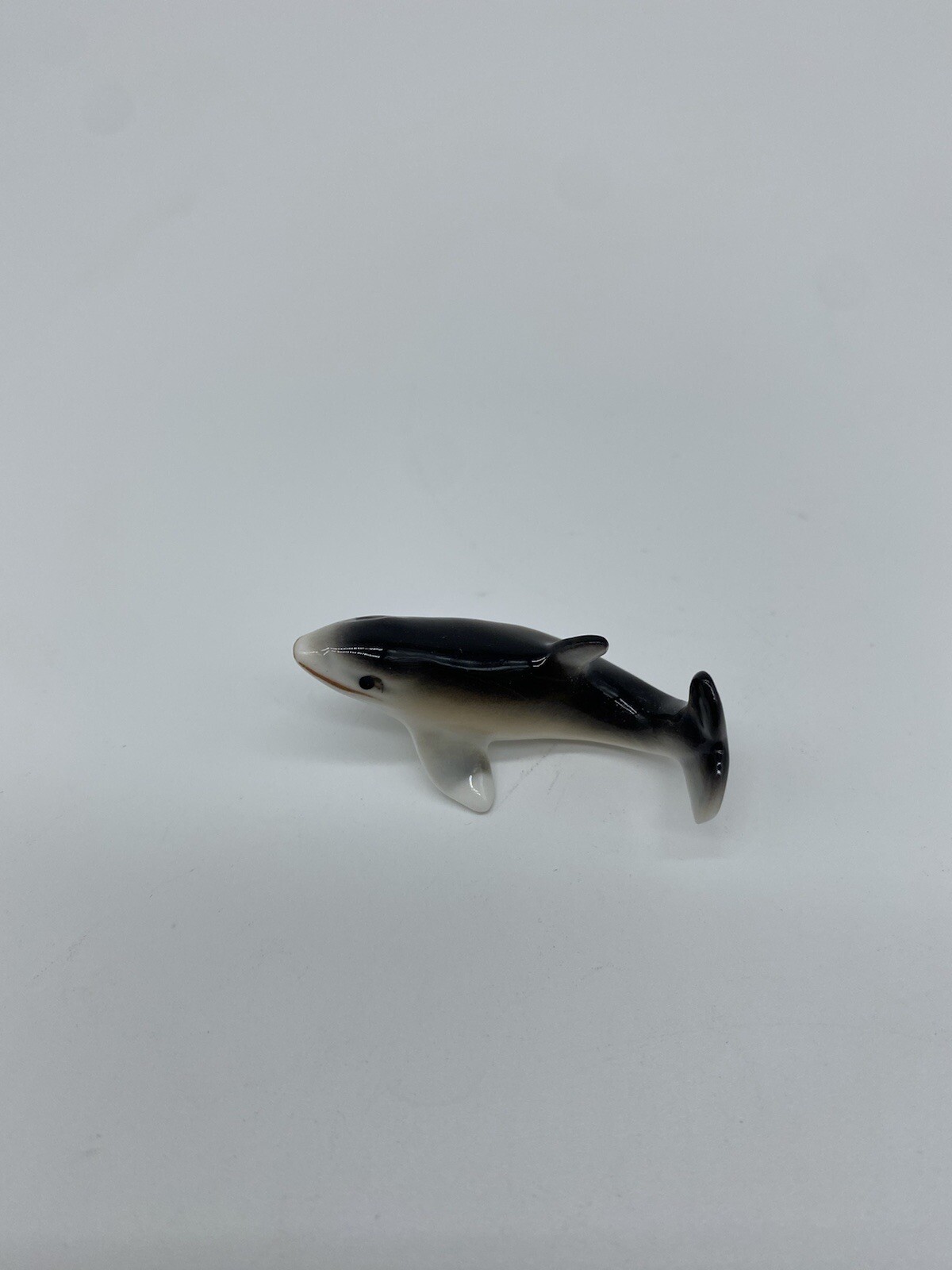 DOLPHIN Vintage Miniature Bone China Figurine Marine Sea Life Japan 1.5 inch