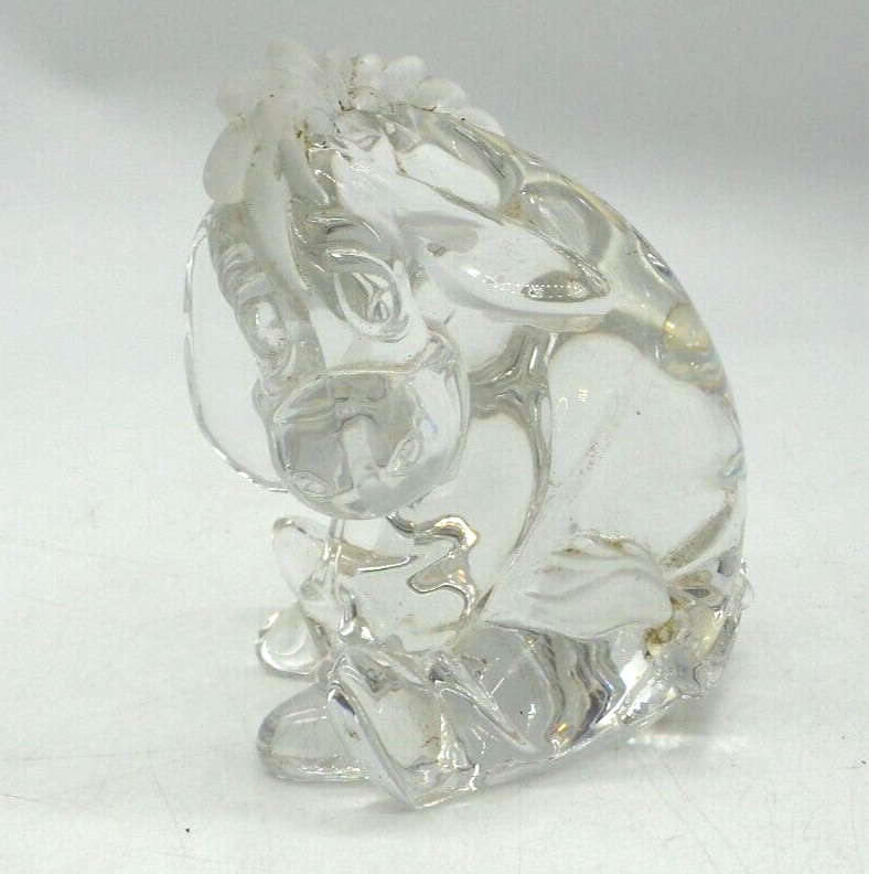 Disney Eeyore NO Gold Plated Bow Lenox Crystal Sculpture – See Pics