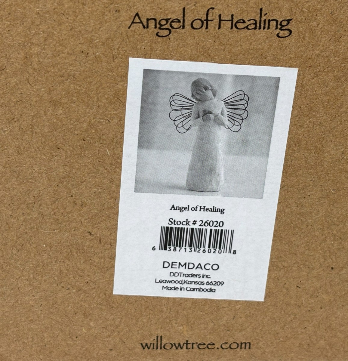Willow Tree Angel of Healing Figurine 26020 Susan Lordi DEMDACO