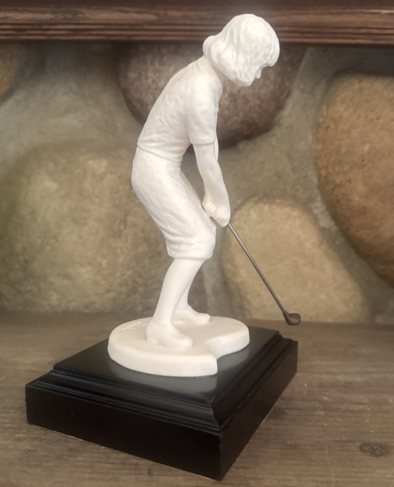 Vintage Goebel W Germany Bisque Lady Golfer Figurine Limited Ed 1499 of 2500