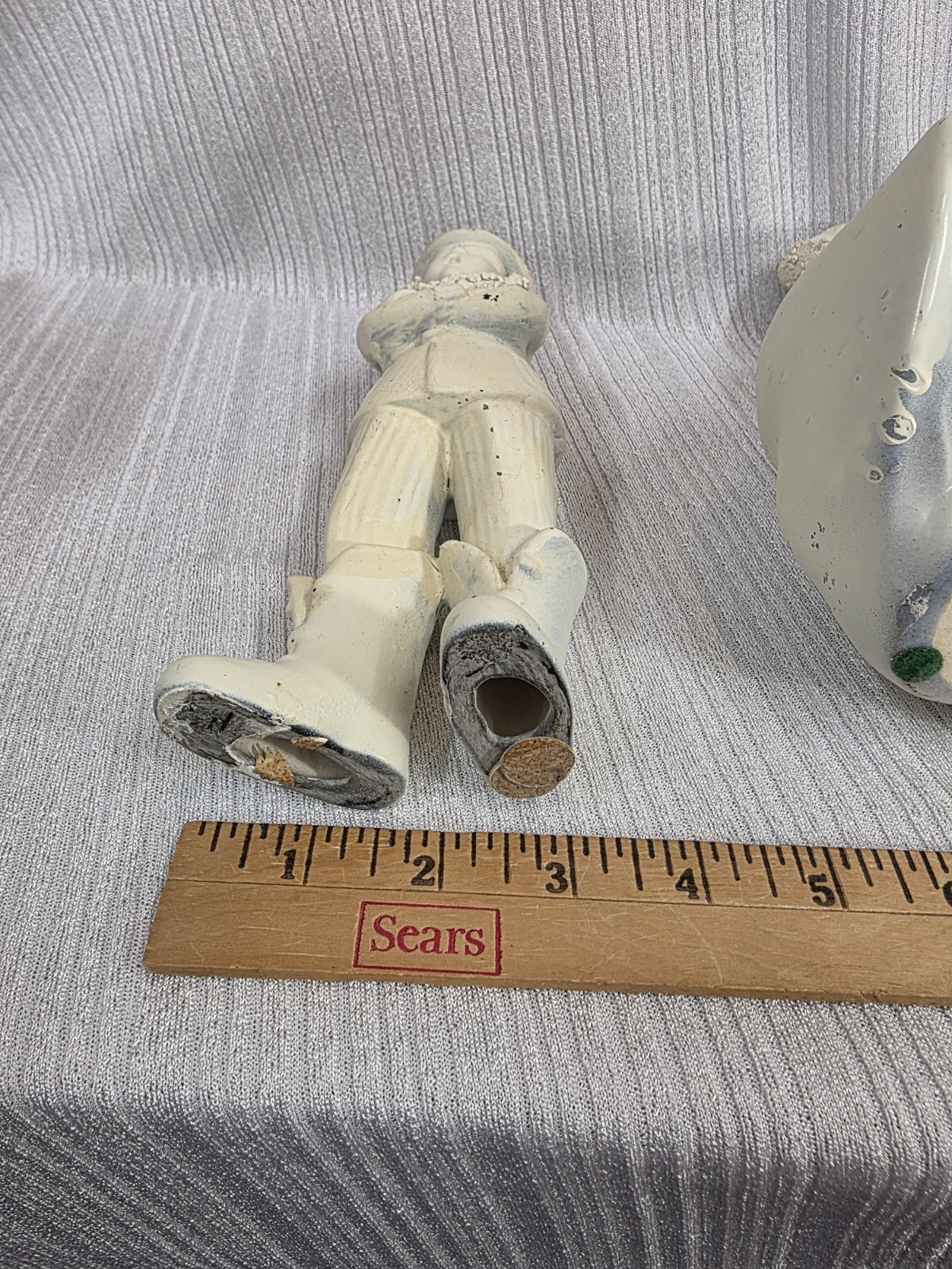 VTG winter Carolers Ceramic Atlantic Mold Carolers Figurines Set of 3 8in