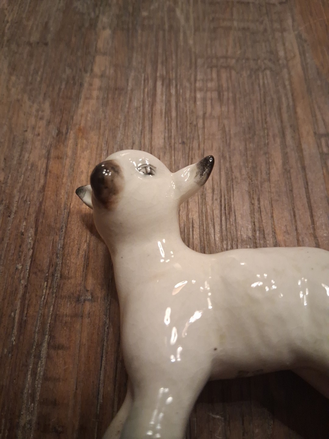 Lot Of 2-Royal Doulton Jack Russell Terrier with Ball HN1097 & Beswick Lamb