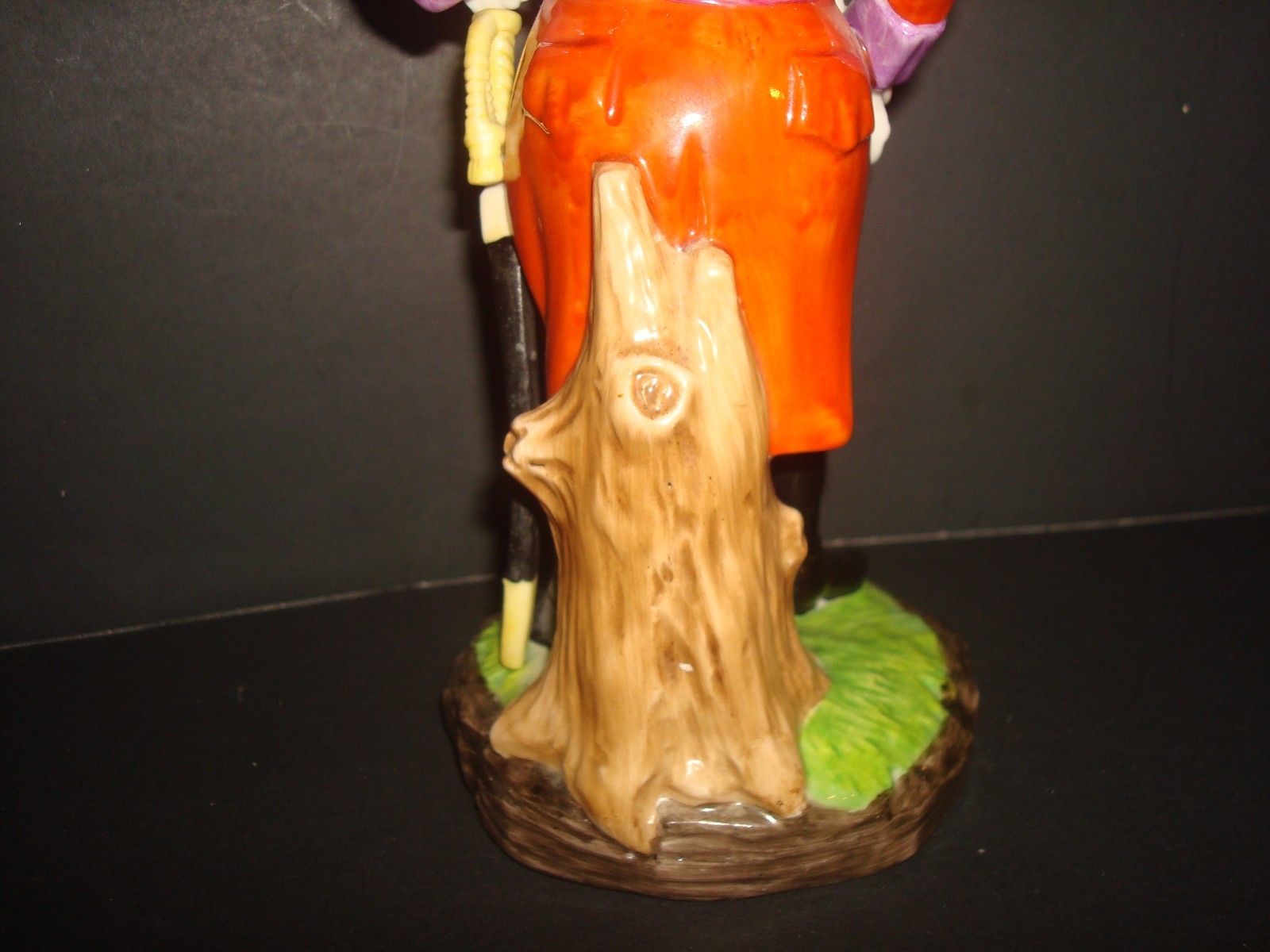 VINTAGE 1950’s BISQUE FIGURINE COLORFUL BRITISH ARMY WELLINGTON by ALFRO LONDON