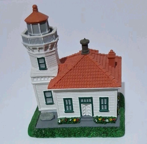 Vintage 2000 George Z. Lefton Historic American Lighthouse Mukilteo WA 3.5 IN