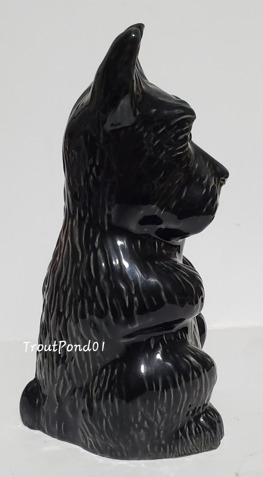 Wade Scottie Dog Scottish Terrier Porcelain Money Box Piggy Bank Blow-Up 1999