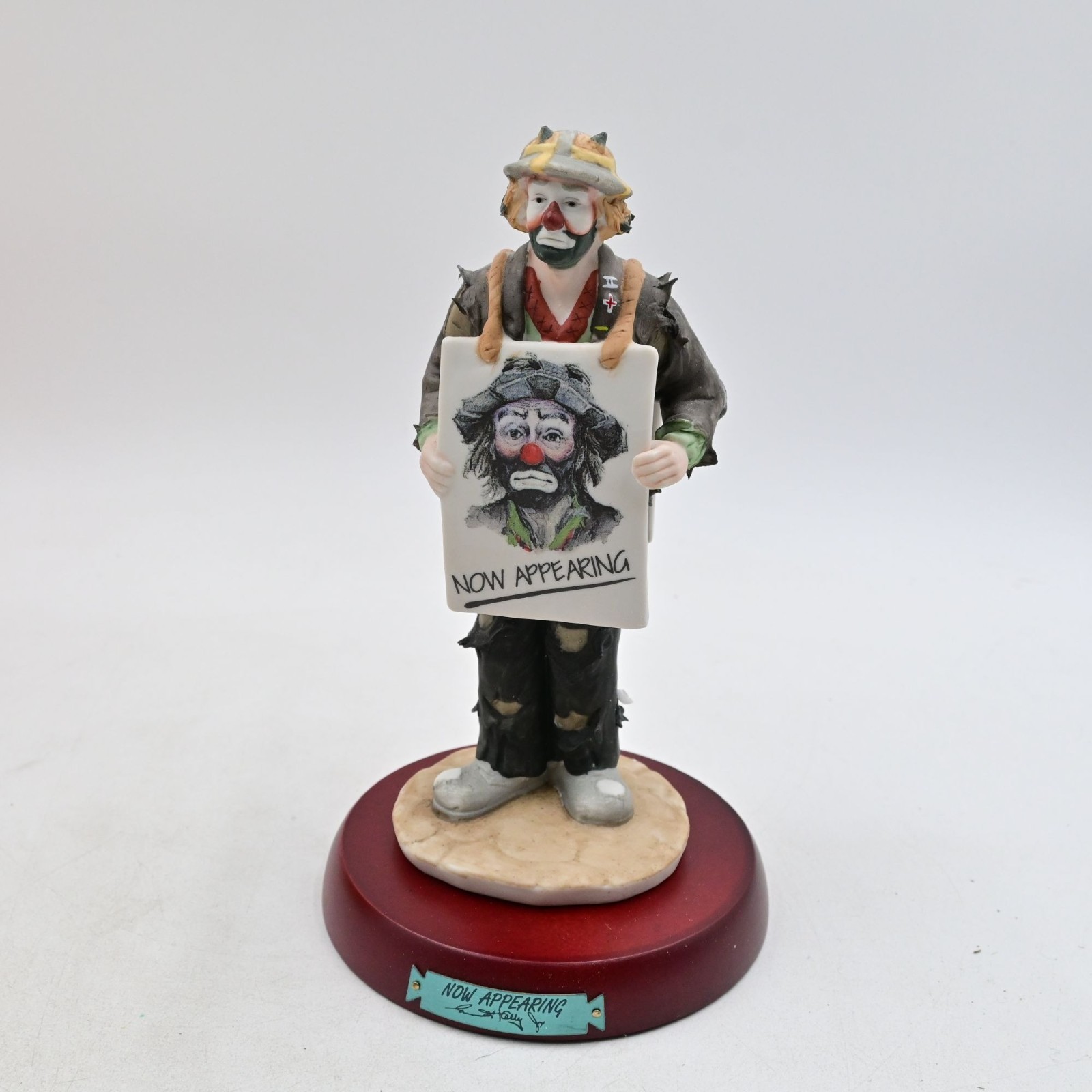 Emmett Kelly Jr Now Appearing Figurine Flambro Vintage 1992 #2191