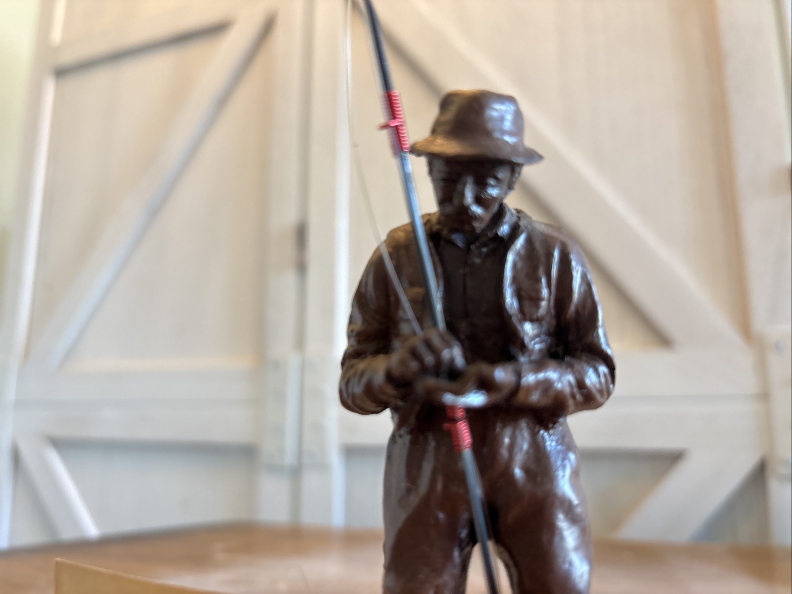 Design Gifts International Figurine Fisherman. 5.5 IN tall.