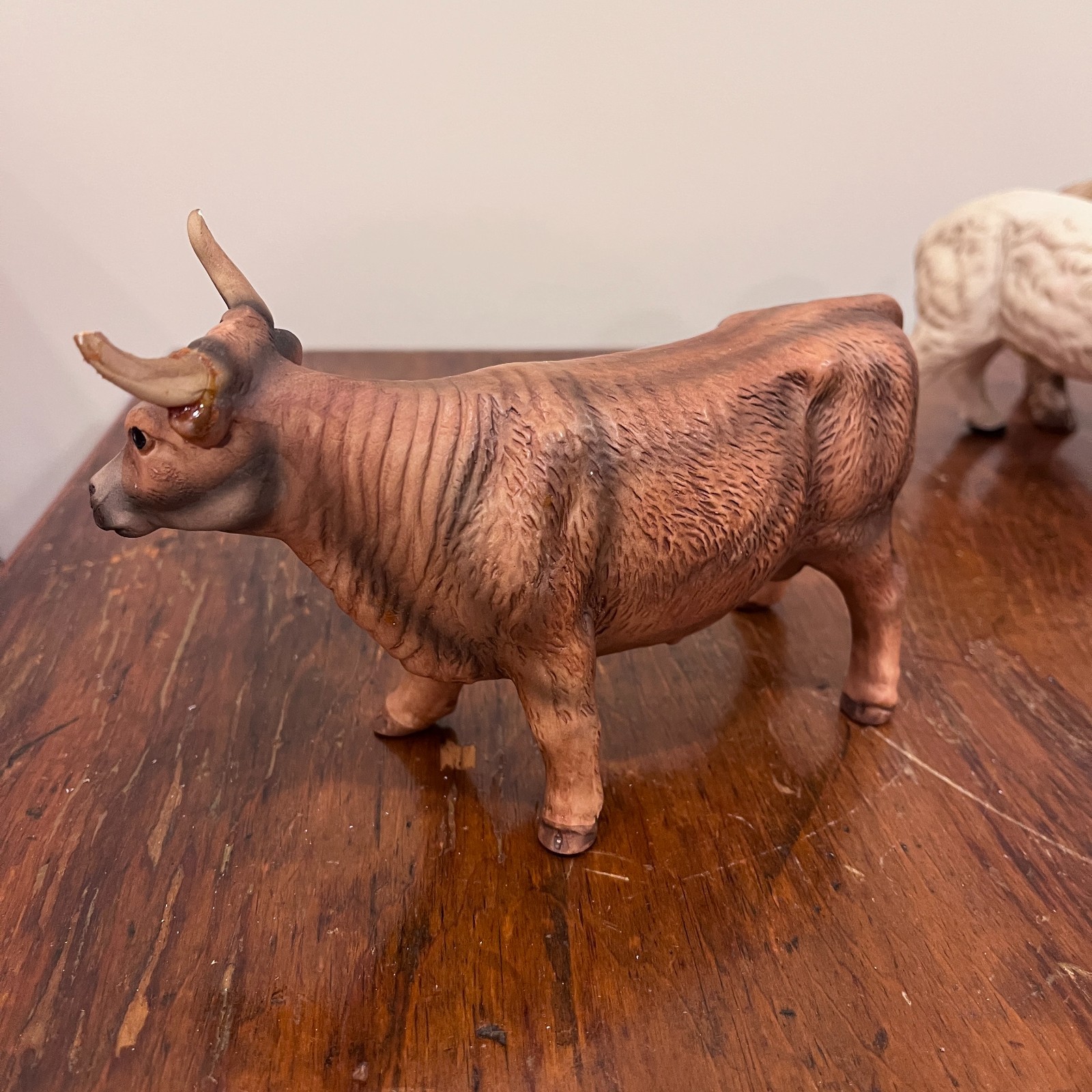 Lot of Ceramic Animals UCTCI MCM Figurine 6.5” 1950s Japan goat sheep longhorn
