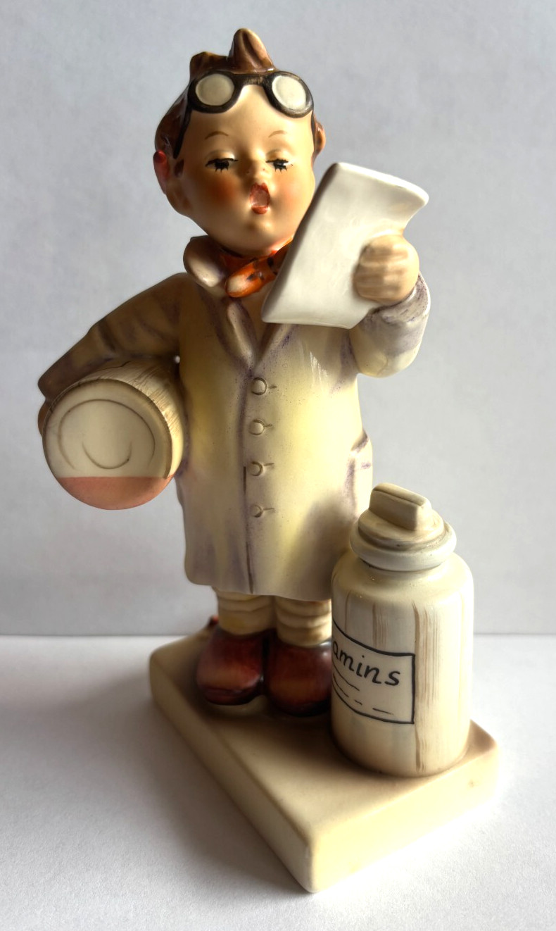 Vintage Goebel Hummel Figurine #322 Little Pharmacist VG TM 6