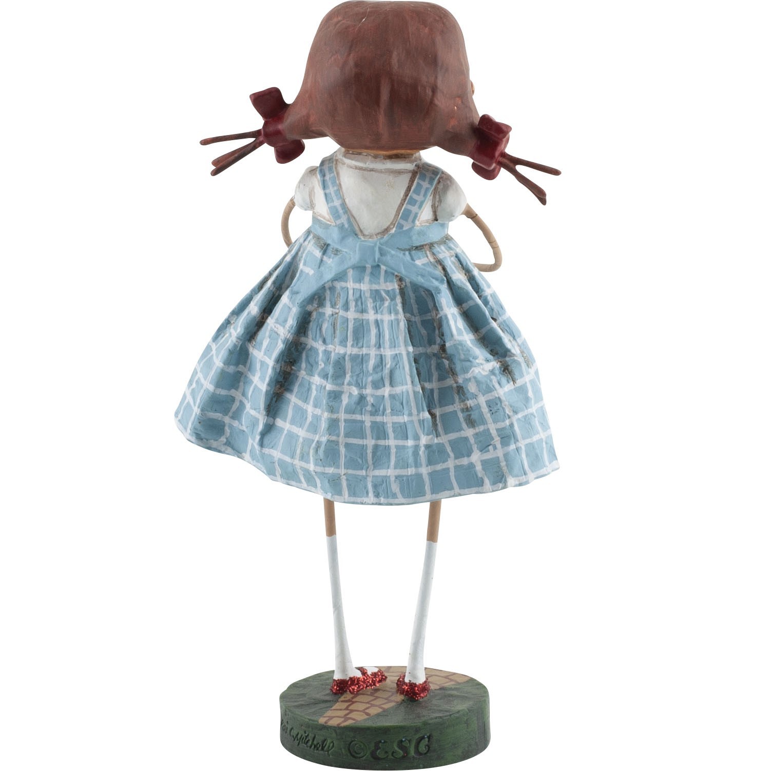 Lori Mitchell Off to See the Wizard of Oz Dorothy and Toto Folk Art Figurine