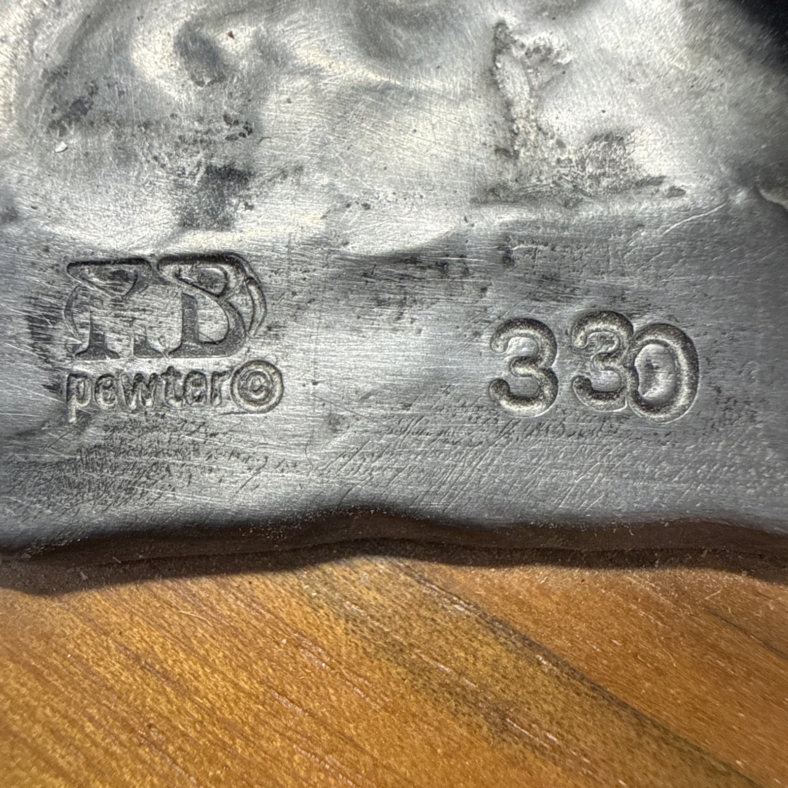 Michael Ricker RB Pewter Sculpture Campfire Cowboys Coffee Boots #330 Retired